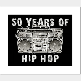 Vintage 50 Years of Hip Hop Radio Posters and Art